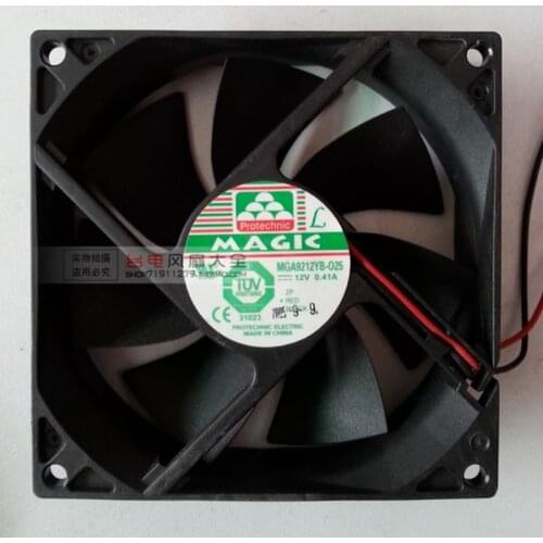 9CM 9025 12V DC Chassis Cooling Fan Mute MGA9212YB-025