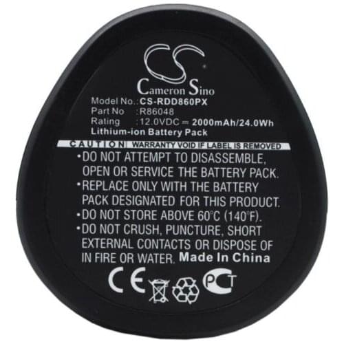 Cameron sino 2000mah battery for AEG BLL12C BS12C BS12C2 BSS12C BWS12 BWS12CBWS 3520 3526 4932 584932 954932 L1215 L1215P L1215R