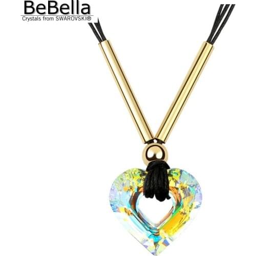 BeBella Crystal heart necklace fashion crystal jewelry made with Crystals from Swarovski