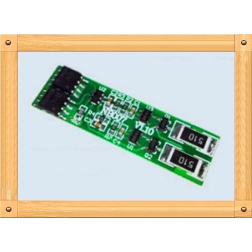 Free Shipping!!! 2 string balanced protection board / 7.4V / 8.4V lithium battery protection board / 8A current / peak 17A 2S