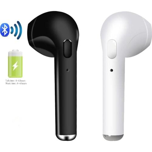 I7 Wireless Earbuds Bluetooth 5.0 Earphone Headphones for Samsung Xiaomi Huawei Vivo Oppo Phone 3D Music Sports Single Right Ear