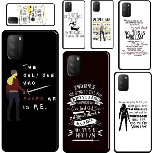 Once Upon a Time Emma Swan Quote For Xiaomi Mi 11 Ultra 9T 10T Pro Mi Note 10 Lite Phone Case For POCO X3 Pro M3 F1 F2 F3