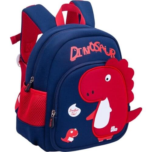 Children Bag Cute Cartoon Dinosaur Kids Bags Kindergarten Preschool Backpack for Boys Girls Baby School Bags 3-4-6 Years Old Kid