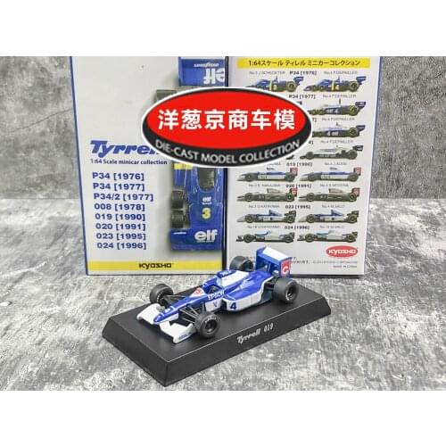KYOSHO 1/64 Tyrrell 019 #4 Collect die casting alloy F1 RACING trolley model