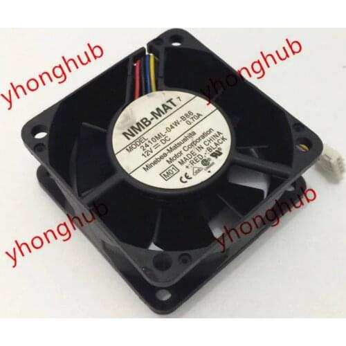 NMB-MAT 2410ML-04W-B86 DC 12V 0.7A 60x60x25mm Server Cooling Fan