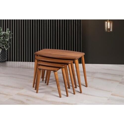 Modern Walnut Napoli Zigon Coffee table Pad coffe table