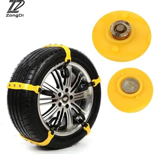 ZD 10X Car Wheel Tyre Anti-skid TPU Chains 37 x 4.7cm For Hyundai i30 tucson Renault duster megane Lada granta vesta accessories
