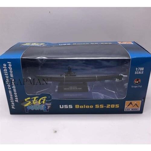 1/700 WWII USS Balao SS-285 Submarine 1943 Platinum Collectible Assembled Model Finished Model Easymodel Toy