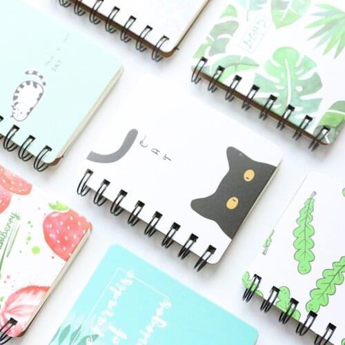 1X Cat Flamingos Rabbit Leaves Strawberry Notebook Writing Diary Book Gift Stationery Student Rewarding School Office Supply