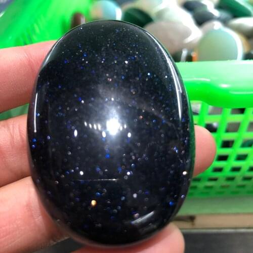 1pcs The most recent focus is on natural blue sand chakra reiki crystal healing