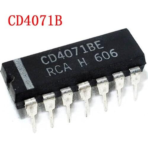 10pcs/lot CD4071 CD4071B CD4071BE DIP-14 4071 HEF4071