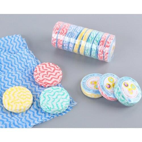 5Pcs/set Portable Travel Outdoor Sports Non-woven Fabric Disposable Absorbent Compressed Towel Mini Face Care Magic Hand Towel