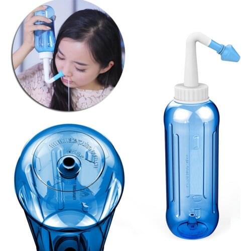 500ML Adults Nose Wash System Clean Children Sinus Nasal Pressure Neti Pot
