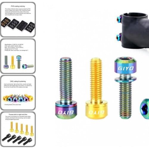 Accessory 6Pcs Useful Superior Quality Bike Stem Bolts Bike Parts Bike Bolts Anti-rust for MTB