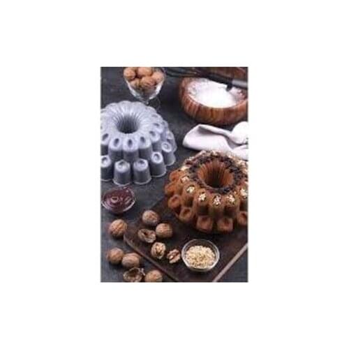 Nonstick Casting aluminum stylish durable shape multi color cake mold 26cmX10cm