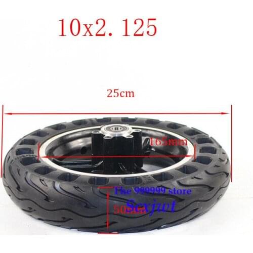 Free Shipping High Performance 10x2.125 10" Solid Honeycomb Wheel with Good Quality for Smart Electric Balancing Scooter Fold