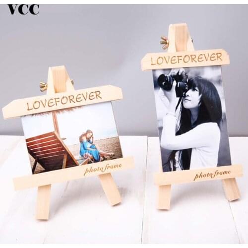 Wood Tripod Art Photo Frame Painting Easel For Photo Painting Display Desk Top Poster Frame Picture Frame Photo Children Gift