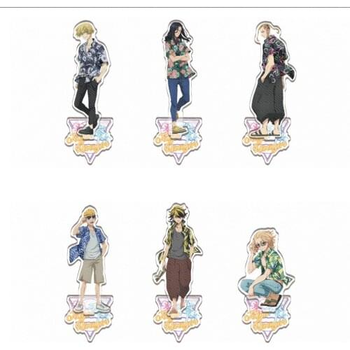 Anime Tokyo Revengers Sano Manjirō Hanagaki Takemichi Acrylic Stand Figure Model Plate Display Desk Decor Summer Beach Series
