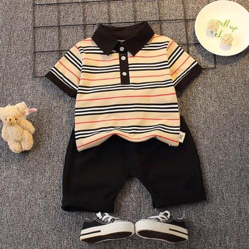 DIIMUU Baby Clothes Sets Summer Clothing Suits Boys Clothes Newborn 2pcs Tops + Pants Baby Boy Outfits 1-4T Kids Clothing Set