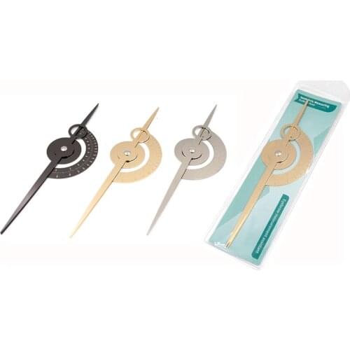 Microblading Equidistant Eyebrow Mapping Ruler Template Brow Permanent Makeup Tattoo Positioning Measuring Assist Compass Tool