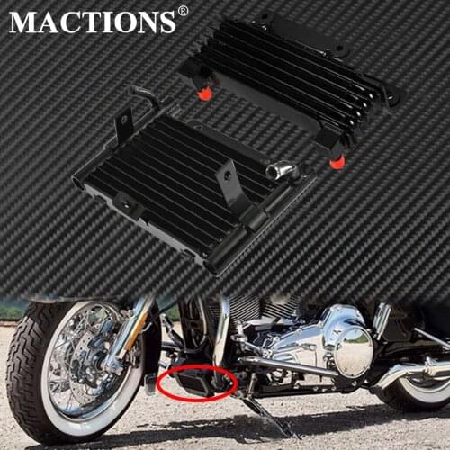Motorcycle Oil Cooler Repalcement Radiator Water Tank Fits For Harley Touring Electra Glide Street Glide Road Glide Special FLHR