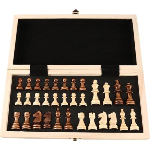 International Chess Set Teaching Competition Oversized Chessman Luxurious Premium Gift Box Solid Wood Chess Board