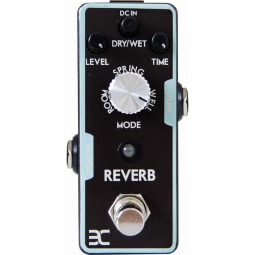 ENO REVERB Mini Pedal Guitar Effects Pedal/Full Metal Shell Experience Any Reverbs from Spring/Guitar Accessories