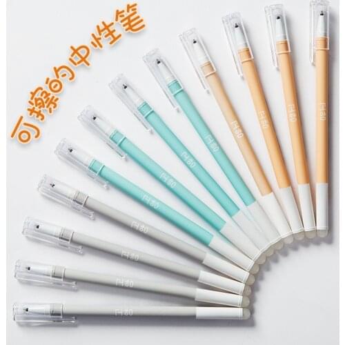 Erasable Gel Pen Set 0.5mm Cute Pens For School 12 PCS/Lot Office Kawaii Stationery