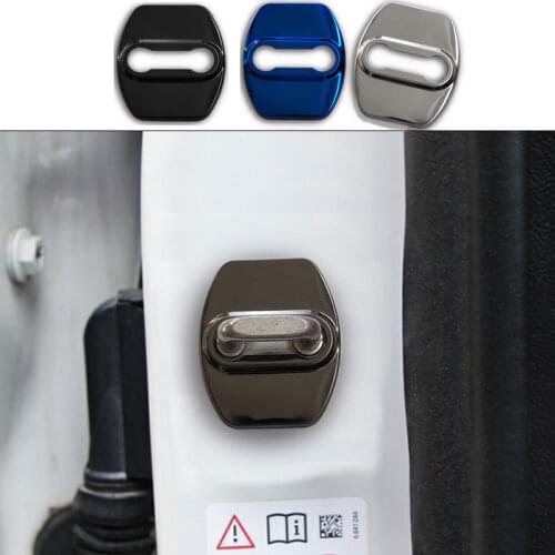 Car Door lock cover buckle stickers For Kia K5 K3 KX3 Sportage R KX5 K2 Cachet KX7 K4 Kxcross 2018 2019 2020 styling Accessories