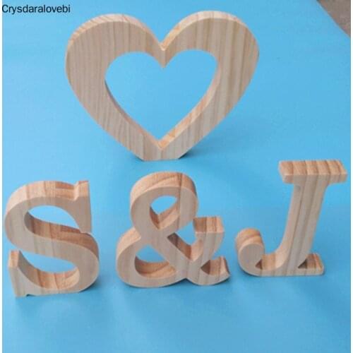 New The price is for One Letter Not One Word,Personalized Burlywood Wooden Name Plaques Word Letters Wall Door Art Wedding Photo