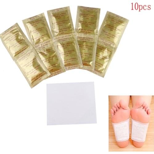 Cleaning Detox Foot Pad Herbal Patch Detoxify Toxins Adhesive Keeping Fit Health Care 20pcs (10 foot pads + 10 adhesive sheets)