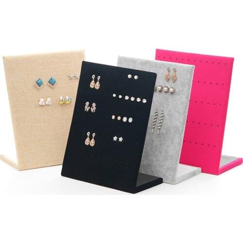 Showcase Rack Jewelry Earring Board Holder Ear Studs Pin Shelf Display Stand Board Jewelry Display Stand Earring Holder