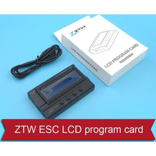 1PC ZTW ESC Program Card 5V-12V Electric Speed Controller LCD Programming Card for RC Boat/Car DIY Parts