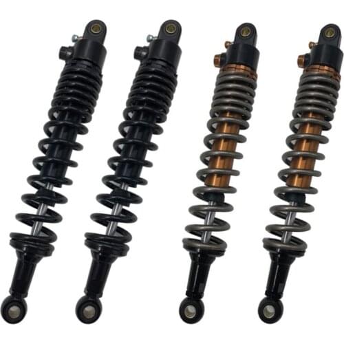 340mm 350mm 360mm 370mm 380mm 400mm 8mm Spring Motorcycle Shock Absorbers for Honda Yamaha Suzuki Kawasaki Dirt Gokart ATV