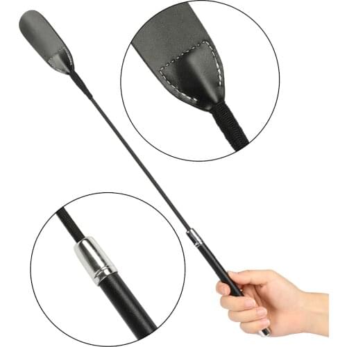 Sex Leather Spanking Paddle,Fetish Horse Riding Crop Sex Whip,Slave Flogger Spanker,BDSM Bondage For Couple Foreplay Flirt Toys