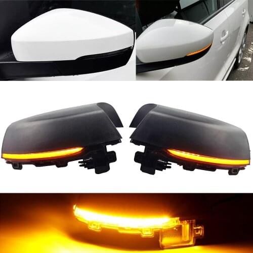 Dynamic Blinker Turn Signal LED For VW for Volkswagen Polo 6R 6C MK5 arrow light Rearview Mirror Indicating Flash