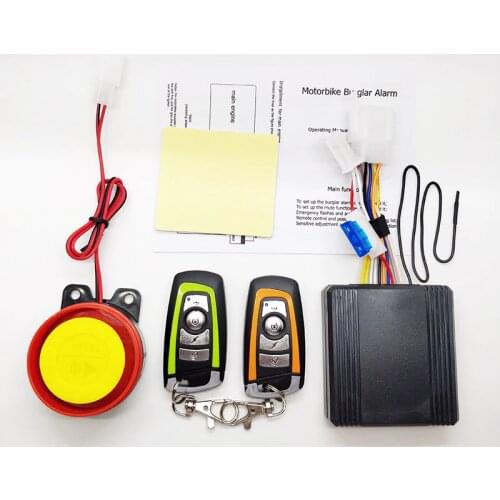 Universal Anti-theft Security Motorcycle Alarm System Remote Control Engine Start 12V Motorbike Scooter alarm Accessories