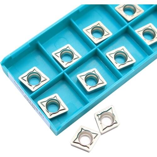 10PCS CCMT09T308 MT CT3000 Internal Turning Tools CCMT09T308 Cermet Grade Carbide Insert Lathe Cutter Tool Turning Insert