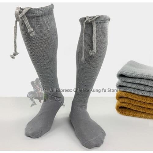 Winter Buddhist Monk Shaolin Kung fu Socks Wudang Taoist Meditation Tai Chi Footwear Martial arts Sports Stockings