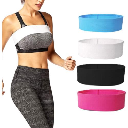 Running Breast Support Band BeltSports Bra Alternative Accessory Raining Athletic Adjustable Running Anti-Bounce 1 Pcs
