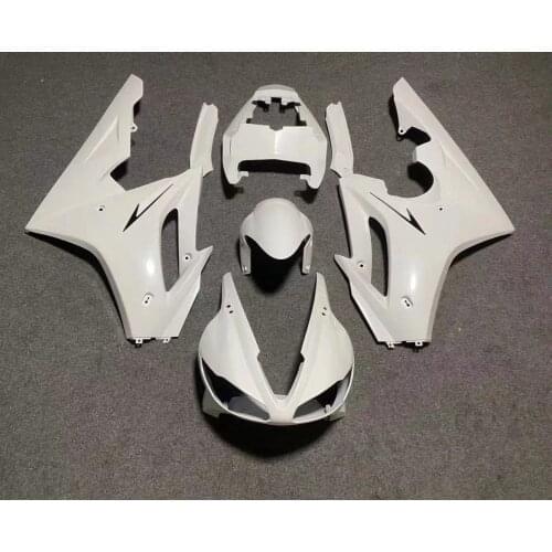 2021 WHSC Fairing BodyWork Kit For TRIUMPH Daytona 675 2006-2008 White Color