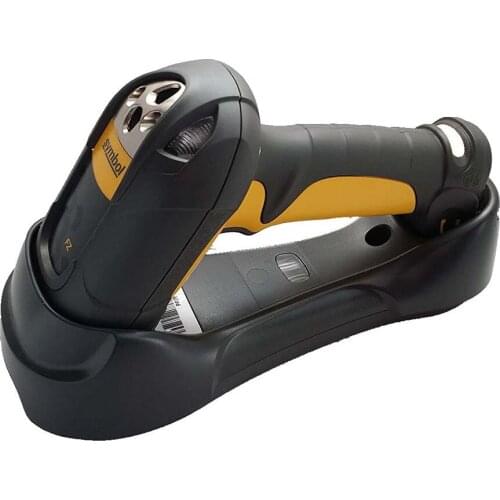 Wireless Bluetooth Barcode Scanner Symbol Motorola LS3578-FZ Rugged Scanner Cordless Integrated with Charging Cradle USB Cord