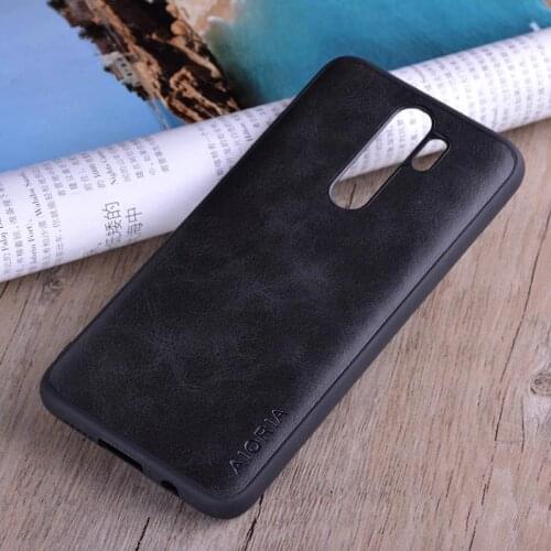 Case for xiaomi redmi note 8 pro Luxury Vintage leather skin cover for Xiaomi Redmi Note 8 Pro case funda Business coque capa