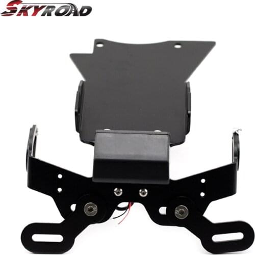 For YAMAHA FZ6N FZ6S FZ6 N/S License Plate Holder 2004-2009 Fender Eliminator Motorcycle Registration Tail Tidy LED Light Framer