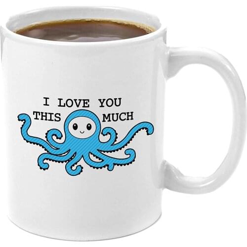 I Love You This Much Premium 11oz Coffee Mug Gift
