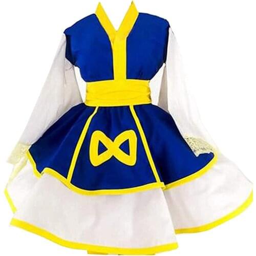 Kurapika Cosplay Costume Women Lolita Kimono Dress Halloween Party Costume Anime Clothes Halloween Costume