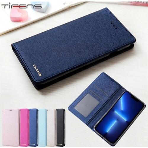 Silk Pattern Leather Case For iPhone 12 Mini 11 Pro XS Max XR X 7 8 Plus SE 2020 Flip Wallet Card Slots Book Phone Bags Cover