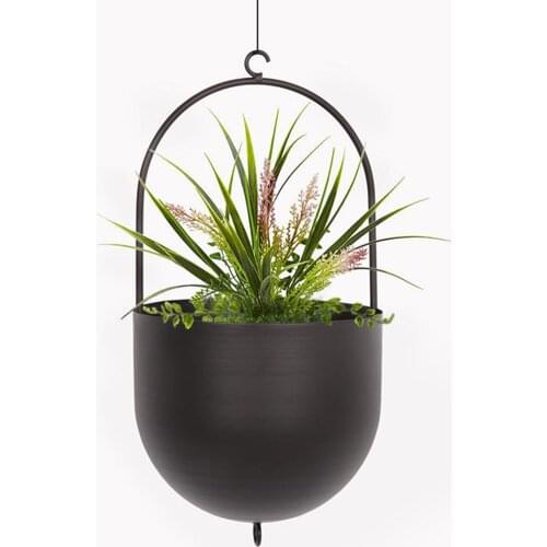 Creative Hanging Planter Basket Swing Flowerpot Plant Holder Decoration Indoor Outdoor Home Garden Balcony Patio