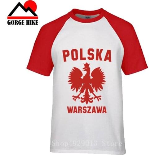 Polish cavalry T-Shirt Men 2019 Fashion Poland Polska Polish Footballer Soccers t shirt eagle Flag Print T-Shirt Men Harajuku