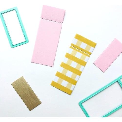 SS Creativity Mint Cardmaking Kits Vintage Ticket Stamp 2pc Metal Die Cutter Paper Craft 2021 New Arrival Scrapbooking for Dies